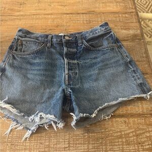 Agolde denim shorts. Size 27. Worn couple of time. Like new